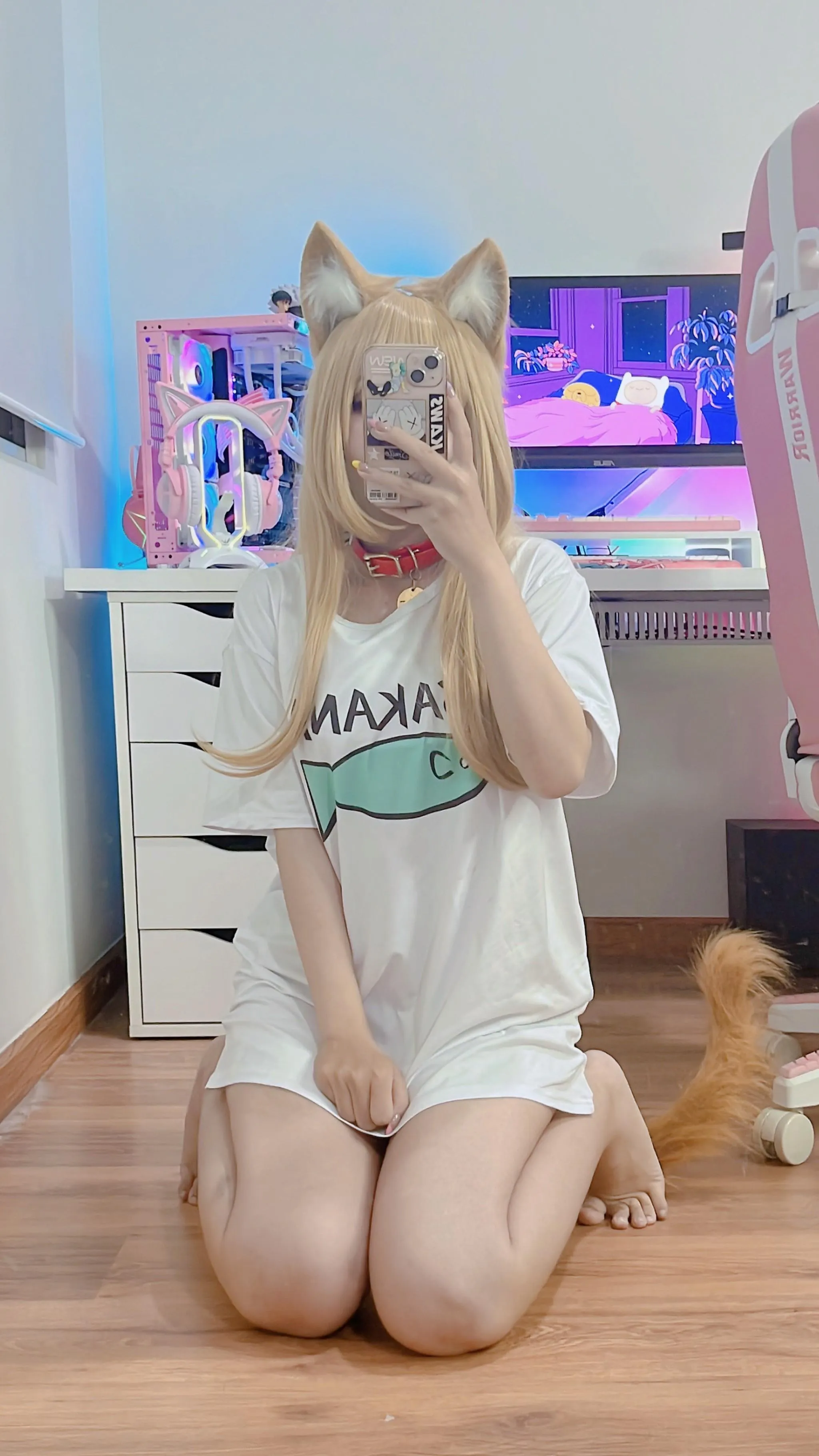 UmekoJ – NO.048 Kinako Neko [COMPLETE SET]-Kinako Selfies [64P]插图